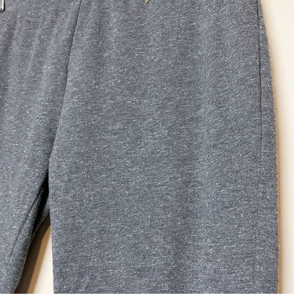 Matilda Jane metallic gray leggings medium charcoal neutral stretch solid - Picture 3 of 10